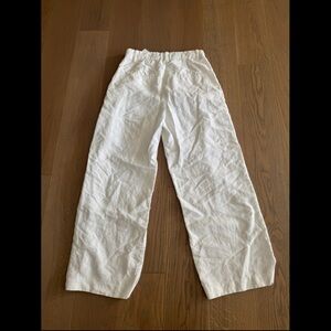 Aritzia linen effortless pants